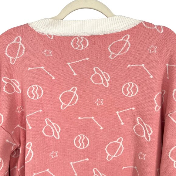 Pusheen Unique Vintage Pusheen The Cat Cardigan Pink Size Medium - Picture 7 of 10